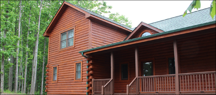 Log Home Staining in Dover,  North Carolina