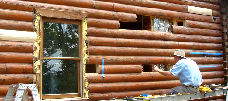 Log Home Repair Cove City,  North Carolina
